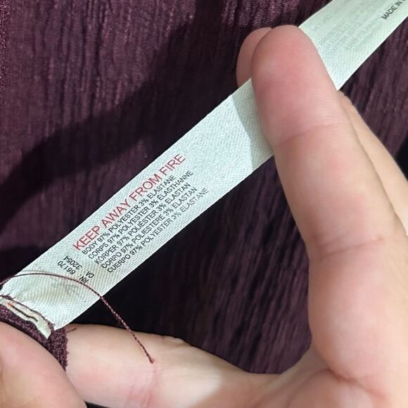 Free People Martina Maroon Sleeveless Maxi Dress SIZE LARGE - Picture 4 of 7